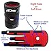 ACL/MCL Knee Brace, Patella Stabilizer, Meniscus Support - Pain Relief for Running, Basketball, Sports, Tendonitis, Sciatica... by NEObracex (Black - Left Knee)