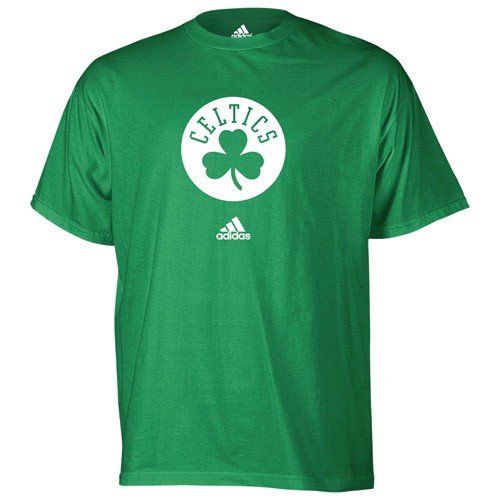ADIDAS BOSTON CELTICS KELLY GREEN PRIMARY LOGO T-SHIRT