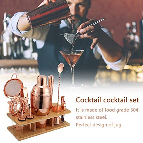 ACYY Cocktail Shaker Barkeeper Set Cocktail Shaker Set Bar Shaker 11 Stücke Bartender Kit Für Mixerwein Martini… – Bild 7
