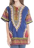 Ragstock Women's Traditional African Print Dashiki
