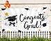 Graduation Banner 2022 - Graduation Decorations 2022 - Graduation Party Supplies 2022 - Large 71” x 40” Graduation Backdrop 2022 Decor - Congrats Grad Banners Yard Sign - Car Decorations for Parade