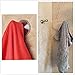 FUNJIA Unleaded Stainless Steel Wall-Mount Bath Robe Towel Hook, Brushed Finish, 2.75-Inch, 4 Pieces