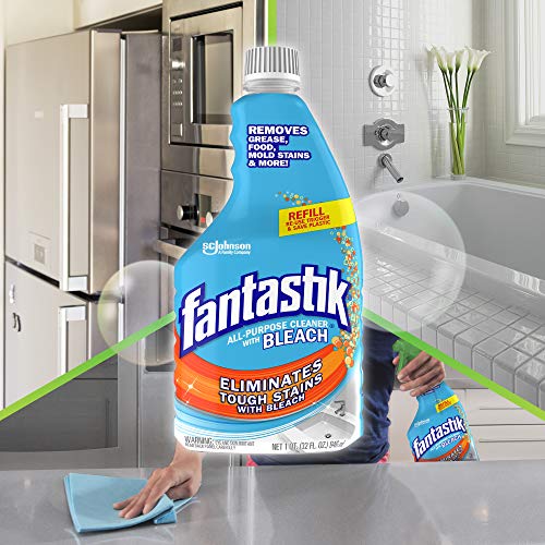 Fantastik All Purpose Cleaner with Bleach Bundle includes a 32 fl oz