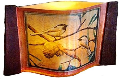 MINI ~ Vigneri CANDLE OPERA Made from American grown Maple veneer, the simple elegant form of the Candle Opera displays a variety of hand printed surface images.