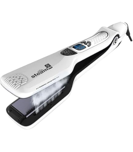 Professional Steam Straightener for Hair with Ceramic Tourmaline