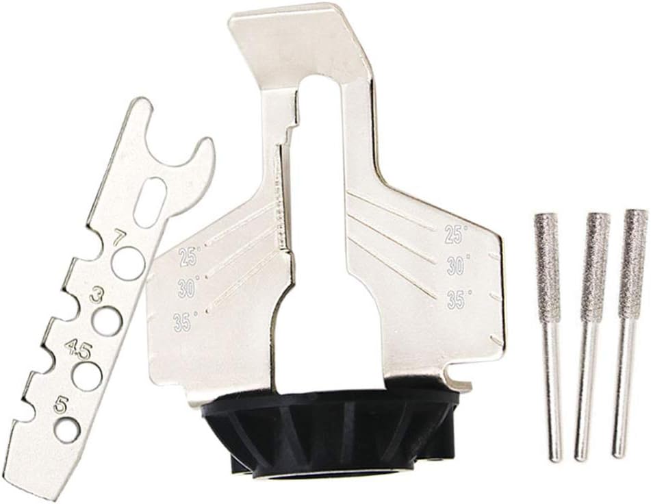 Ambility Chainsaw Sharpening Kit Electric Grinder Sharpening Polishing Attachment Set Saw Chains Tool