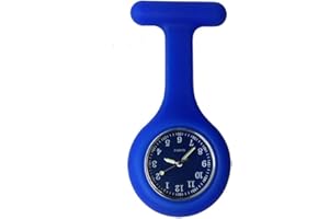 SIBYTECH Nurse Watch Brooch, Silicone with Pin/Clip, Glow in Dark Design, Health Care Nurse Doctor Paramedic Medical Brooch Fob Watch