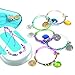 Style Me Up - Friendship Bracelet Making Kit with Charms and Gemstones - Deluxe Kit Nature - SMU-906