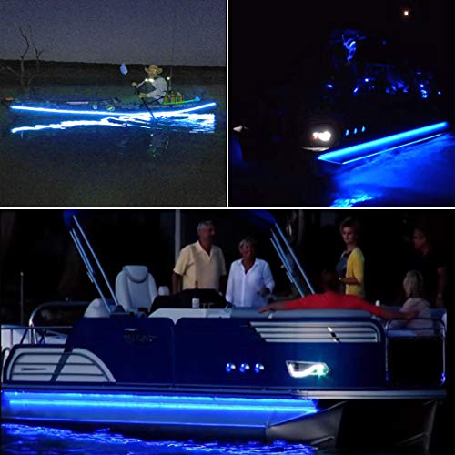 Seaponer Pontoon Boat light, Marine Led Light Strip for Duck Jon Bass