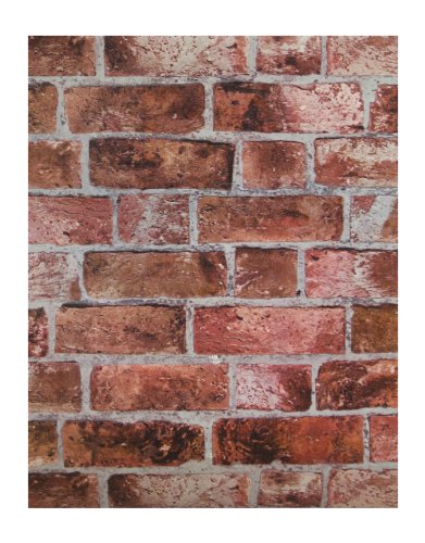 York Wallcoverings HE1044 Modern Rustic Brick Wallpaper