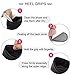 Dr. Foot Self-Adhesive Non-Skid Shoe Pads Anti Slip Shoe Grips for High Heels, Anti-Shedding Non-Slip Rubber Sole Protectors (3 Pairs)