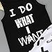 2pcs Toddler Kids Baby Boy Cool Sleeveless T-Shirt Vest+Pants Clothes Outfit Set(2T-3T) Black