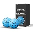 shark athletics Silent Foam Pickleball Balls Quiet Design Technology - Foam Pickleball Balls - Soft Pickleball Practice Balls - Pickleball Foam Balls - Pickleball Training Balls (Indoor/Outdoor)