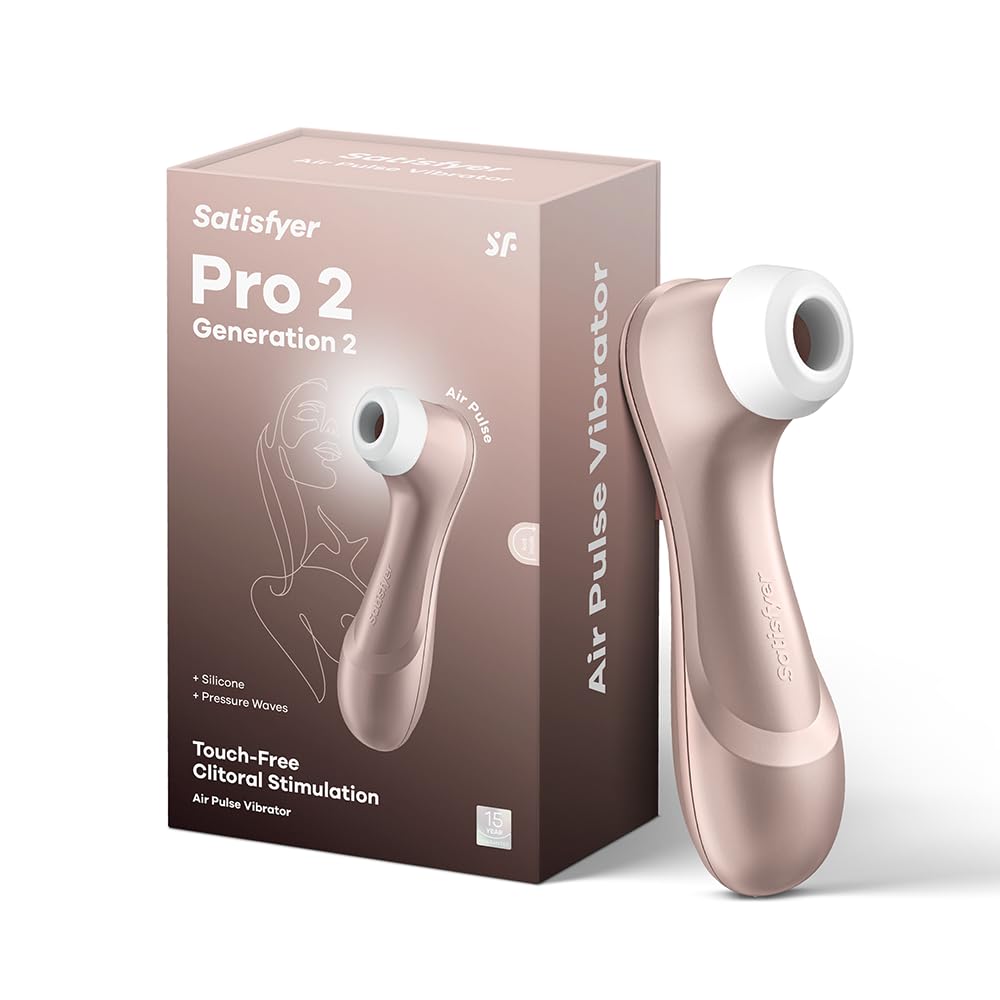 Satisfyer Pro 2 Vibrator Dildo | Quiet Strong Clitoral Stimulation | Sex Toy Gift for Women | Extremely Erotic Sex-Toy | Pressure Wave Adult Massager | Stimulator for Ladies
