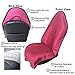 Seat Hoody: Post-Workout Car and Truck Seat Cover Protector. Universal Fit, Machine Washable, Grippy Nonslip Backing. After a Workout, Hot Yoga, Beach Everyday Seat Protection - Garnet Red