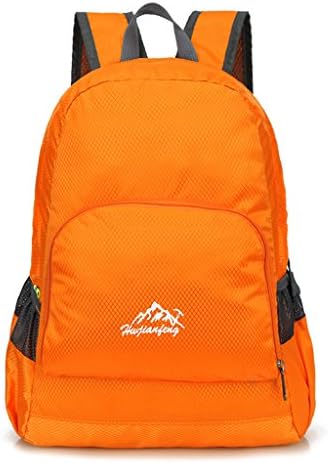 CLOUDTOWAL Super Lightweight Foldable 20L Large Fashion College School Backpack -Orange