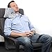 Travel Pillow by Travel Heads | Comfortable Memory Foam Neck Pillow, Best Shoulder Wedge Pillow for Airplanes & Cars (Grey)