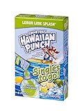 Hawaiian Punch Singles To Go Powder Sticks, Water Drink Mix, Lemon Lime Splash, 96 Single Servings,0.87 Oz,Pack of 12 - ORIGINAL FLAVOR