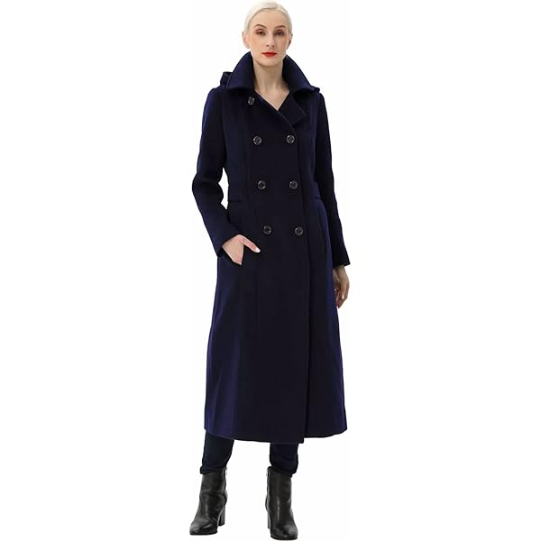 Amazon.com: BGSD Women Kai Wool Blend Hooded Full Length Long