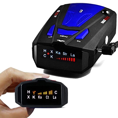 Radar Detector, Voice Alert and Car Speed Alarm System with 360 Degree Detection, Radar Detectors for Cars (Radar Detector)