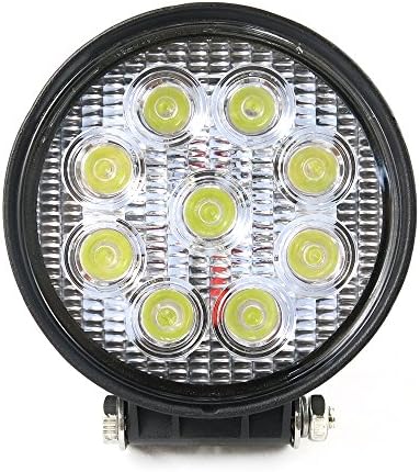 27w led work lights Flood beam Round For Jeep Cabin/Boat/SUV/Truck/Car/ATV/Vehicles/automative/jeep/Marine Off-road bulb lamp light fog lighting exterior/interior