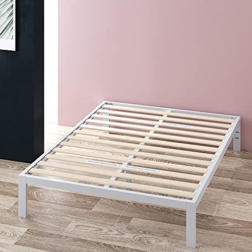ZINUS Mia Metal Platform Bed Frame / Wood Slat Support / No Box Spring
