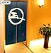 LIGICKY Japanese Noren Doorway Curtain Long Type Printed Door Tapestries for Home Decoration 33.5 x 59 inch, Blue (Simple Traditional Pattern)