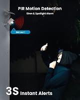 ieGeek 2K Solar Wireless Security Camera Outdoor Color Night Vision Battery CCTV view 8
