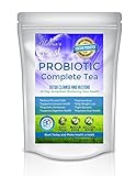 Probiotic Complete Tea 28 Day Weight Loss Detox Reduce Bloating Constipation Cleanse Caffeine Free Ganeden BC30 Probiotic + Free E-book Guide