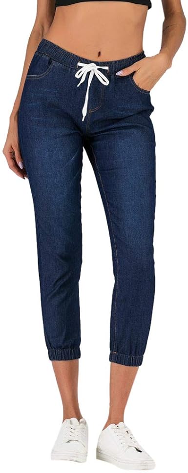 calça legging cintura alta jeans