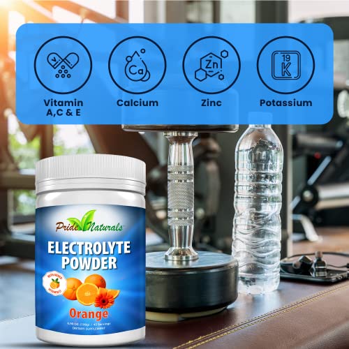 Pride Naturals Electrolyte Powder, No Sugar Hydration Drink for Energy