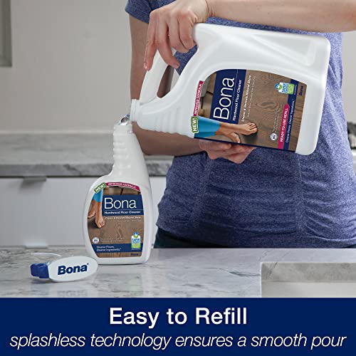 Bona Hardwood Floor Cleaner Refill 128 fl oz ResidueFree Floor