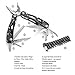 ALL ING Suspension Multi-Plier Multitool Pliers Portable Electrical Tool Folding Pocket Size Non-slip Pincers Black 24-in-1