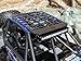 Gear Head RC 1/10 Scale Miniature Bomber Slim Line Roof Rack with Light Bar Mount