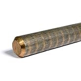 932 Bronze Round Bar, Unpolished (Mill) Finish, As Cast, SAE 660, ASTM B505, 1" Diameter, 12" Length, OnlineMetals