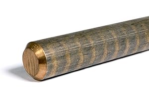 ONLINE METALS OnlineMetals 932 Bronze Round Bar, Unpolished (Mill) Finish, As Cast, SAE 660, ASTM B505, 0.5" Diameter, 12" Length