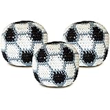 World Footbag Soccer Hacky Sack Footbag, 3 Pack, Model: 2845