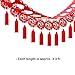 Supla 8 Pack 26.2' Long Chinese New Year Garland Decorative Red Hanging Good Luck Garland Chinese Spring Felt String Garland for Asian Chinese Festival 2025 Lunar Year of The Dragon Party Decorations