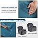 H.VERSAILTEX 1 Piece Stretch Real Super Velvet Plush Recliner Slipcovers, Recliner Chair Cover, Recliner Cover Furniture Protector Elastic Bottom, Recliner Slipcover with Side Pocket, Peacock Blue