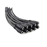 SIM&NAT 18 AWG DC Power Pigtail Cable, 2.1mm x