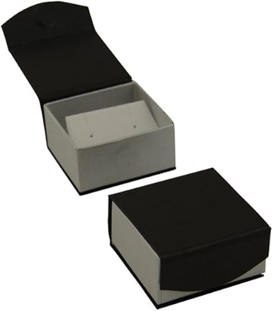 Magnético serie caja de pendientes negro: Amazon.es: Joyería
