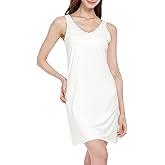 MOSCOAL Womens Full Slip for Under Dress Tank Top Dress Slip Sleeveless Wide Straps