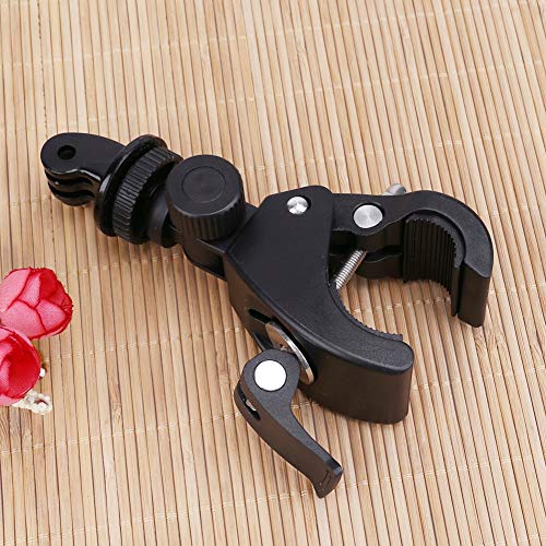 Wall of Dragon Black Bike Handlebar Mount Holder Bicycle Accessories Motorbike Clip Support Bracket for GoPro Hero 4/3/3+/2/1 for Camera