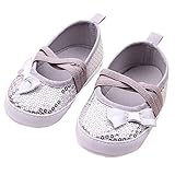 Toddler Prewalkers Sequin Bowknot Sneaker Baby Crib Shoes 6-12 Months
