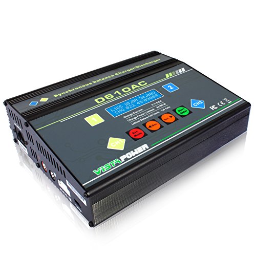 EV-PEAK D610AC 100Wx2 8A AC/DC Dual LiPo, LiIon, LiFe, NiCd, NiMh, Pb NiMH Battery Balance Charger Discharger