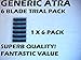 Gillette Atra Generic Blades - 6 Blade Trial Pack
