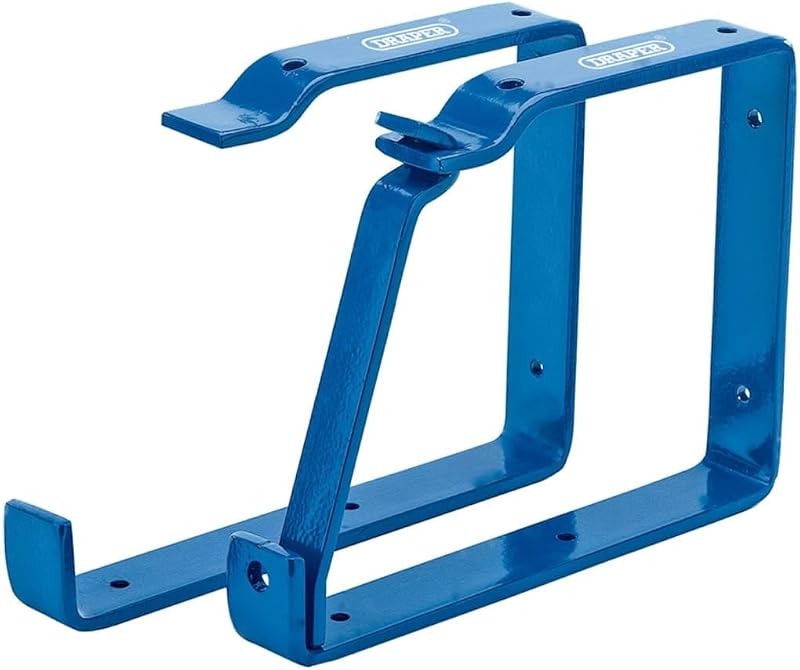 Draper Heavy Duty Ladder Hooks 25cm Wall Mount Storage Brackets