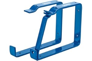 Draper Heavy Duty Ladder Hooks | 25cm Wall Mount Storage Brackets | Securing Lock Garage Organiser | 24808
