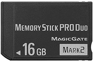 ShanVa 16 GB Memory Stick PRO Duo Mark 2 High-Speed MagicGate Card - Compatible with PSP 1000/2000 / 3000, Cyber-Shot DSC Cam