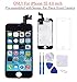 for iPhone 5S Screen Replacement Black 4.0